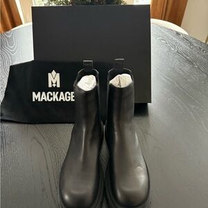 Mackage Black Chelsea Boots (men’s)